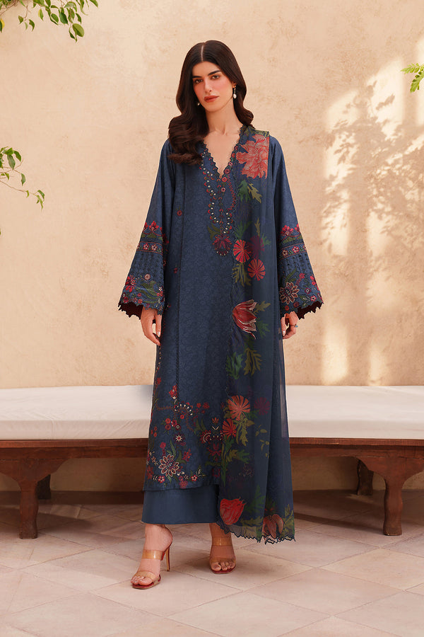Iznik | Eid lawn | EL-01 Embroidered Lawn by Iznik - Designer Dress  - Type : Ladies Clothes - Available at Libayah - 100% Original 