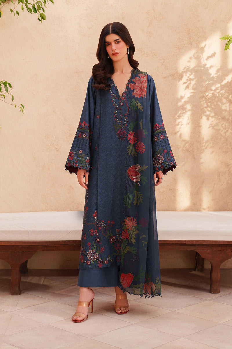 Iznik | Eid lawn | EL-01 Embroidered Lawn by Iznik - Designer Dress  - Type : Ladies Clothes - Available at Libayah - 100% Original 
