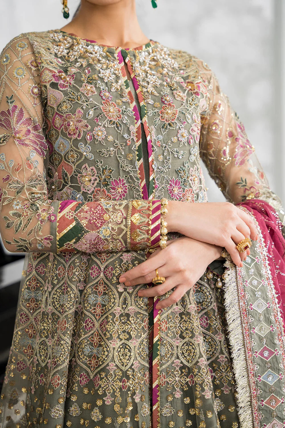 Baroque | Chantelle Embroidered Collection | CH12-02 by Baroque - Designer Dress - Type: Ladies Clothes - Available at Libayah - 100% Original