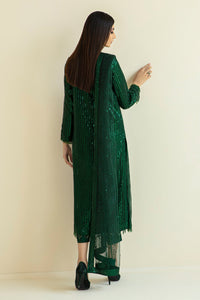 Baroque | Formals Collection | EMBROIDERED NET UF-386 by Baroque - Designer Dress  - Type : Ladies Clothes - Available at Libayah - 100% Original 