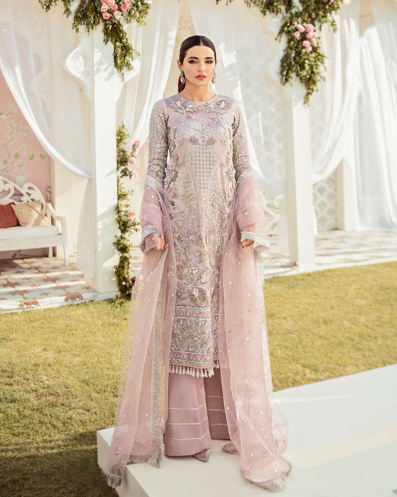 Gulaal | Wedding Formals | CLAIR EMBROIDERED NET 3-PIECE SUIT WS-05 by Gulaal - Designer Dress - Type: Ladies Clothes - Available at Libayah - 100% Original