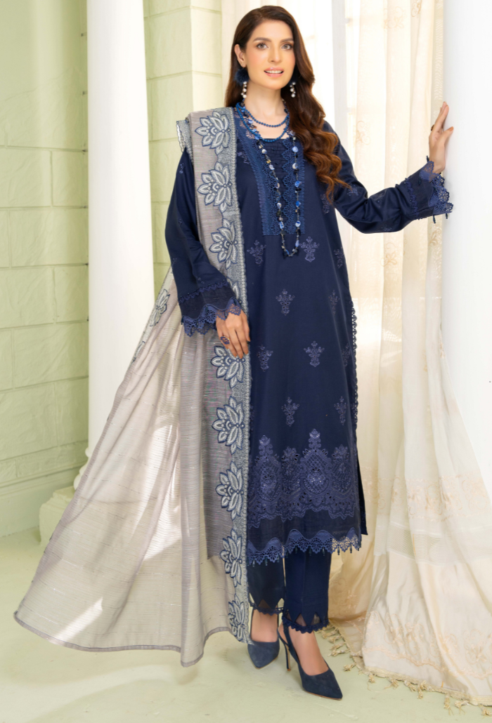 Humdum | Baad e Baharan Lawn | Baad e Baharan - D03 by HumDum - Designer Dress - Type: Ladies Clothes - Available at Libayah - 100% Original