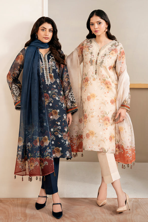 Baroque | Formal Collection | UF-4035 by Baroque - Designer Dress  - Type : Ladies Clothes - Available at Libayah - 100% Original 