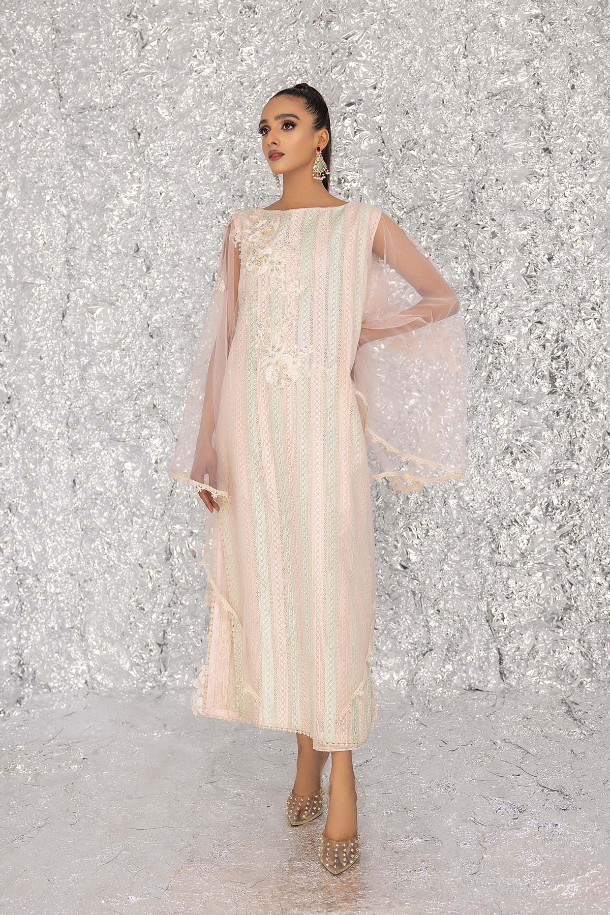 Mina Kashif | Luxury Pret | MK23-02 by Mina Kashif - Designer Dress - Type: Formal - Available at Libayah - 100% Original