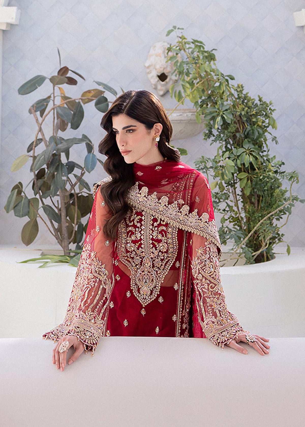 Kanwal Malik | Wedding Formals and Bridals | Crimson by Kanwal Malik - Designer Dress - Type: Ladies Clothes - Available at Libayah - 100% Original