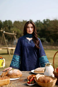 Azure | Luxury Lawn 26 | Blueberry by Azure - Designer Dress  - Type : Ladies Clothes - Available at Libayah - 100% Original 