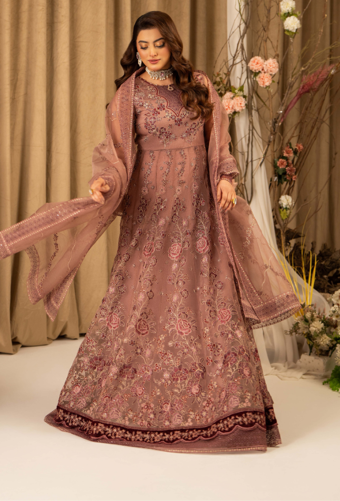 Humdum | Chiffon Collection | HOC - D12 by Humdum - Designer Dress - Type: Ladies Clothes - Available at Libayah - 100% Original