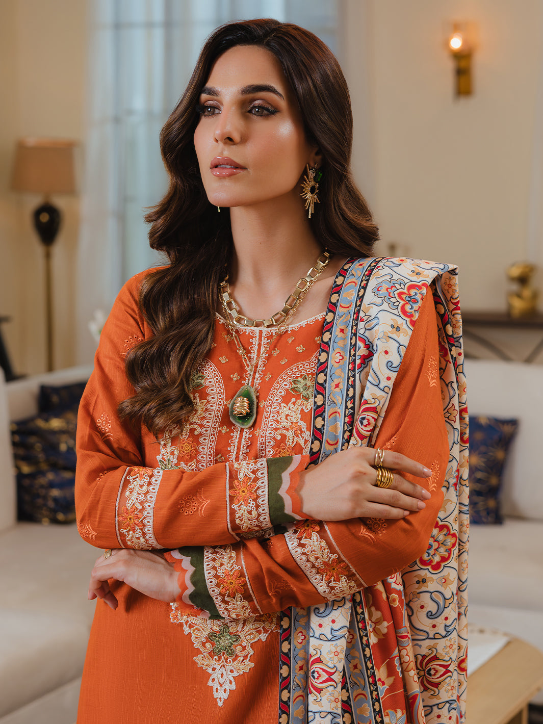 Mahnur | Stella Khaddar | SK-02A by Mahnur - Designer Dress - Type: Luxury - Available at Libayah - 100% Original