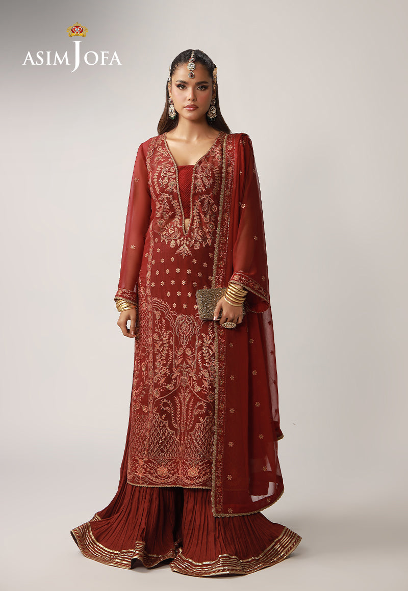 Asim Jofa | Layaan Festive Collection | AJULO-11 by Asim Jofa - Designer Dress  - Type : Ladies Clothes - Available at Libayah - 100% Original 