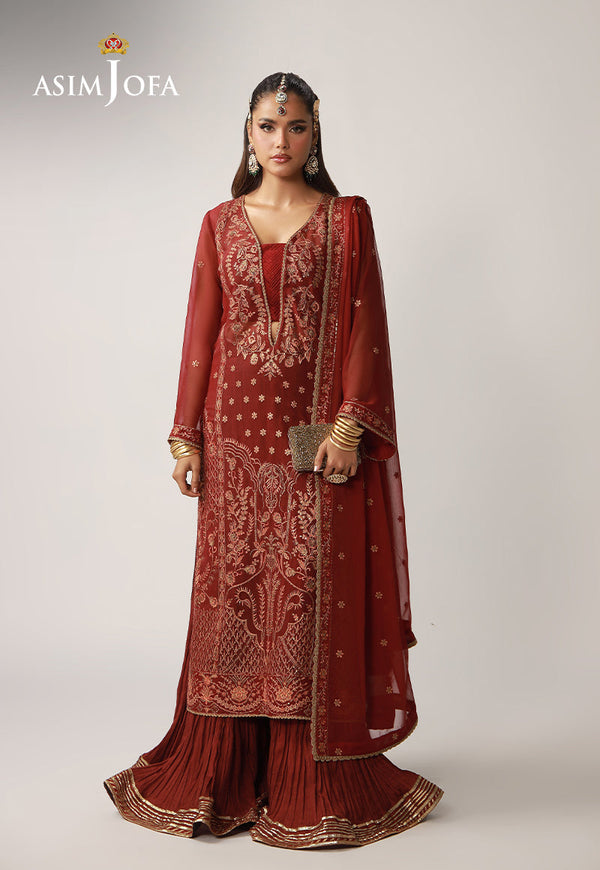 Asim Jofa | Layaan Festive Collection | AJULO-11 by Asim Jofa - Designer Dress  - Type : Ladies Clothes - Available at Libayah - 100% Original 