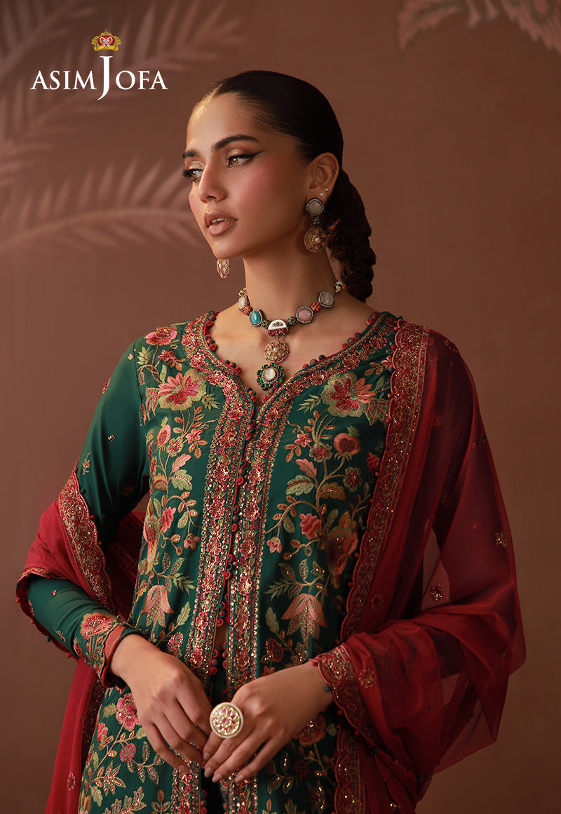 Asim Jofa | Zari Festive Collection | AJULD-08 by Asim Jofa - Designer Dress  - Type : Ladies Clothes - Available at Libayah - 100% Original 