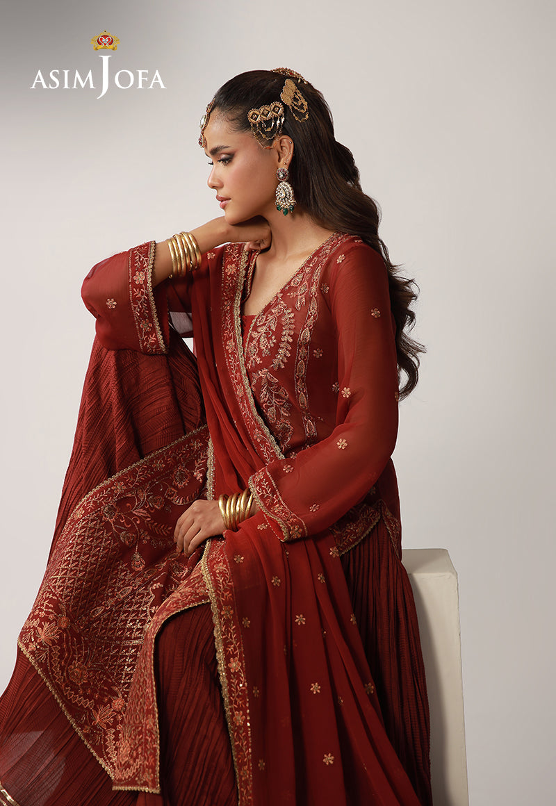 Asim Jofa | Layaan Festive Collection | AJULO-11 by Asim Jofa - Designer Dress  - Type : Ladies Clothes - Available at Libayah - 100% Original 