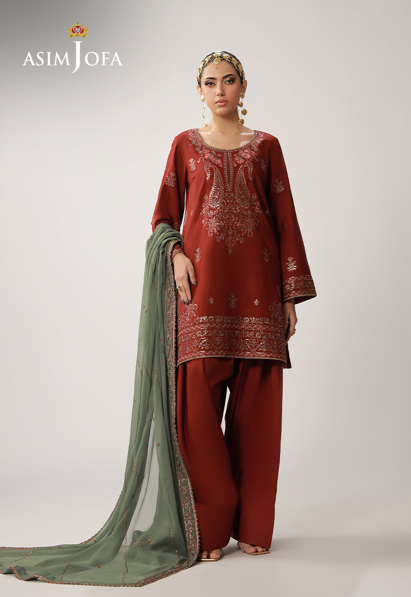 Asim Jofa | Layaan Festive Collection | AJULO-05 by Asim Jofa - Designer Dress  - Type : Ladies Clothes - Available at Libayah - 100% Original 