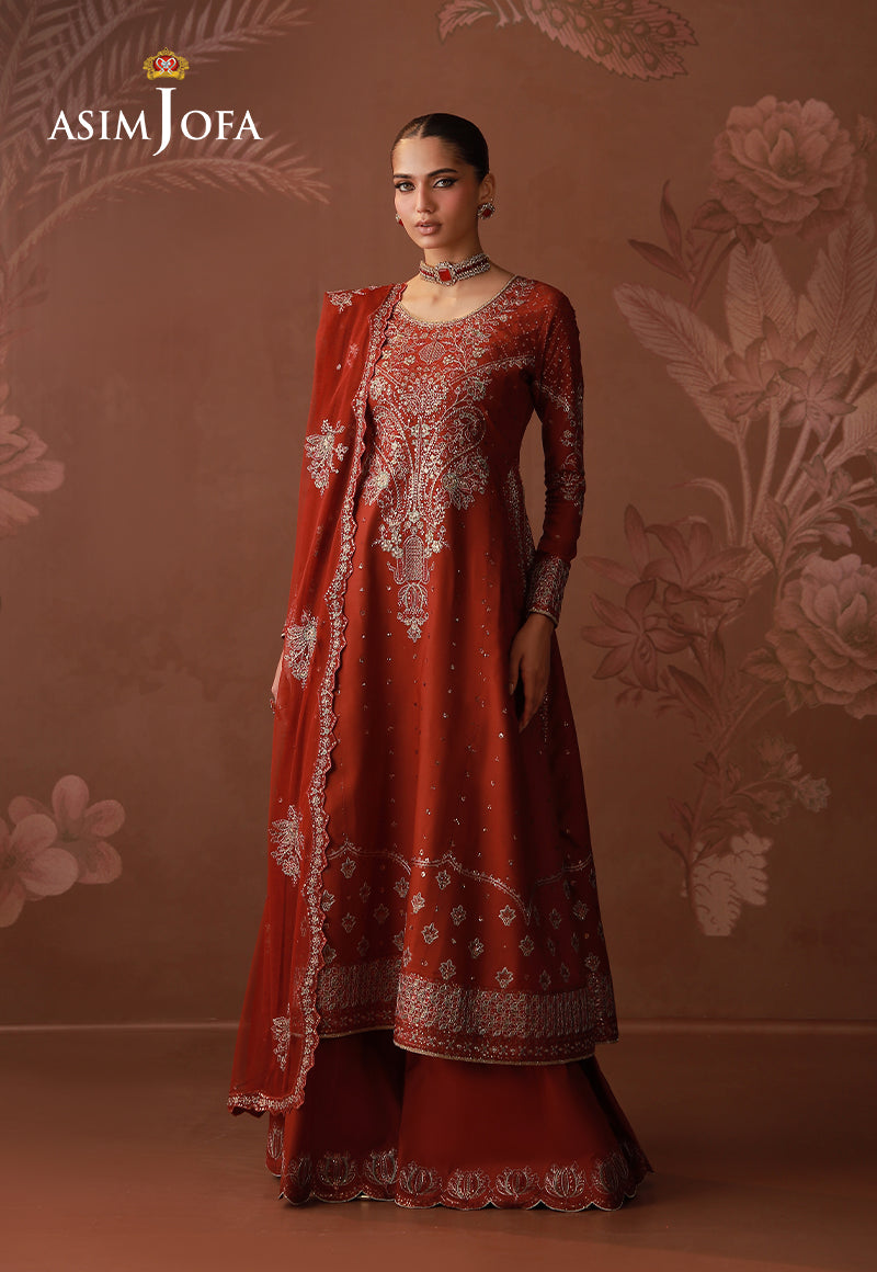 Asim Jofa | Zari Festive Collection | AJULD-02 by Asim Jofa - Designer Dress  - Type : Ladies Clothes - Available at Libayah - 100% Original 