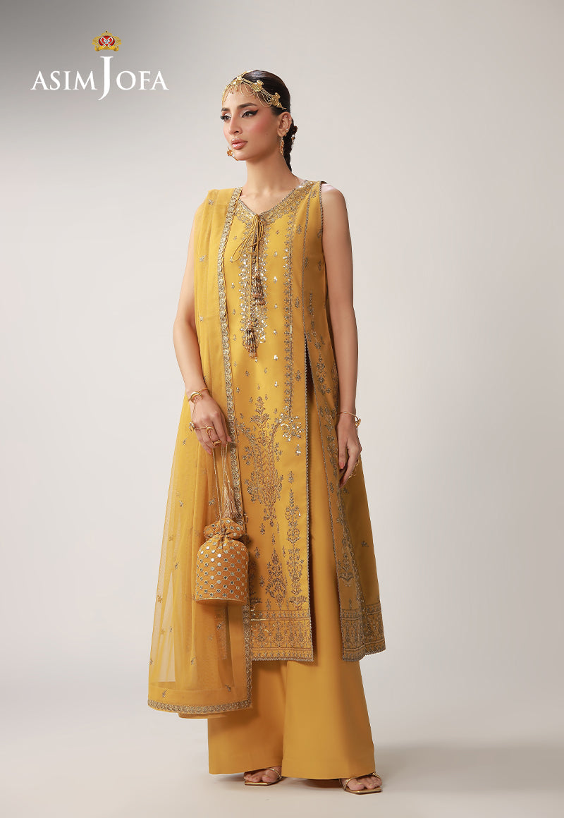 Asim Jofa | Layaan Festive Collection | AJULO-09 by Asim Jofa - Designer Dress  - Type : Ladies Clothes - Available at Libayah - 100% Original 