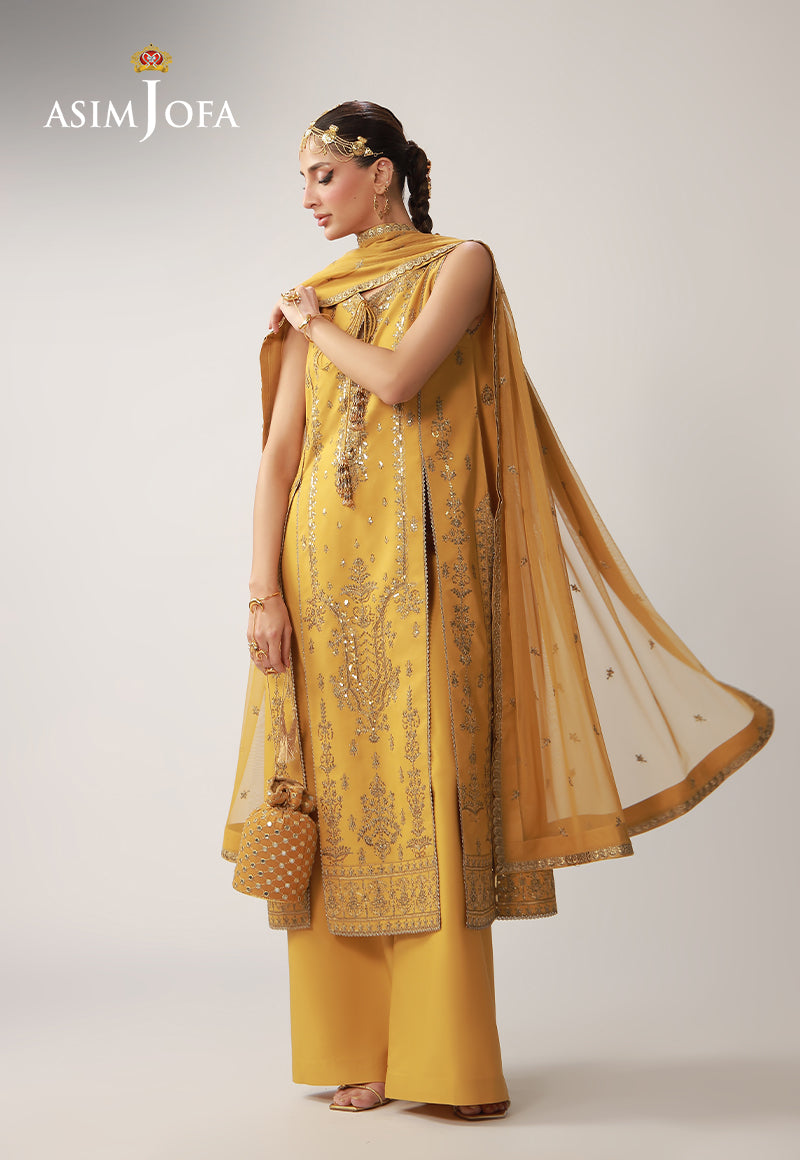 Asim Jofa | Layaan Festive Collection | AJULO-09 by Asim Jofa - Designer Dress  - Type : Ladies Clothes - Available at Libayah - 100% Original 