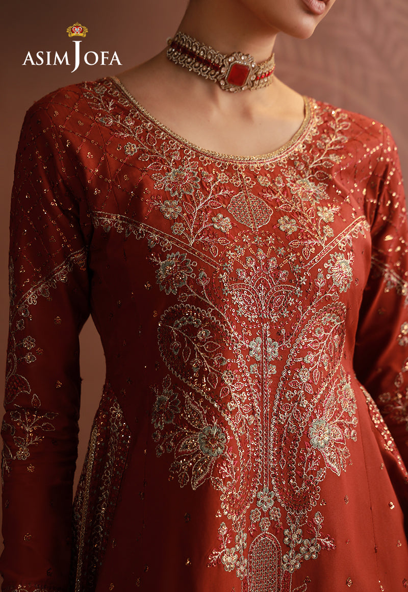Asim Jofa | Zari Festive Collection | AJULD-02 by Asim Jofa - Designer Dress  - Type : Ladies Clothes - Available at Libayah - 100% Original 