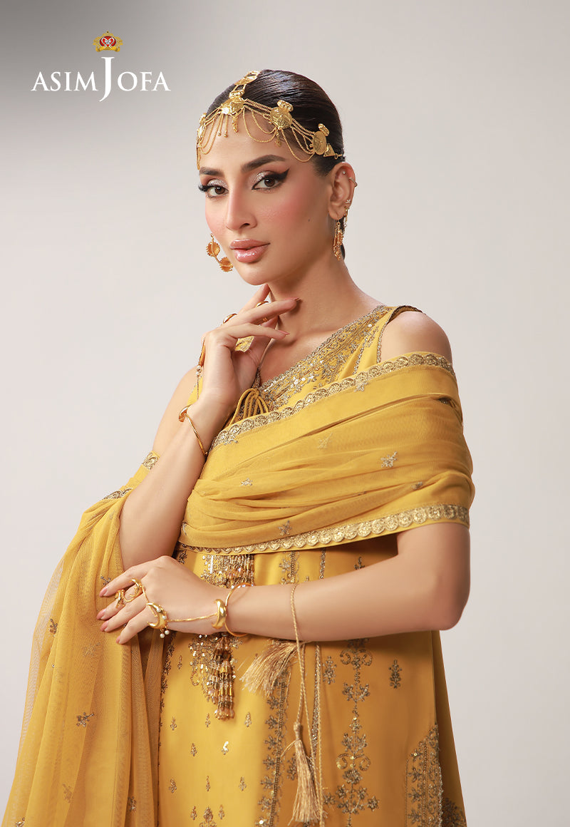 Asim Jofa | Layaan Festive Collection | AJULO-09 by Asim Jofa - Designer Dress  - Type : Ladies Clothes - Available at Libayah - 100% Original 