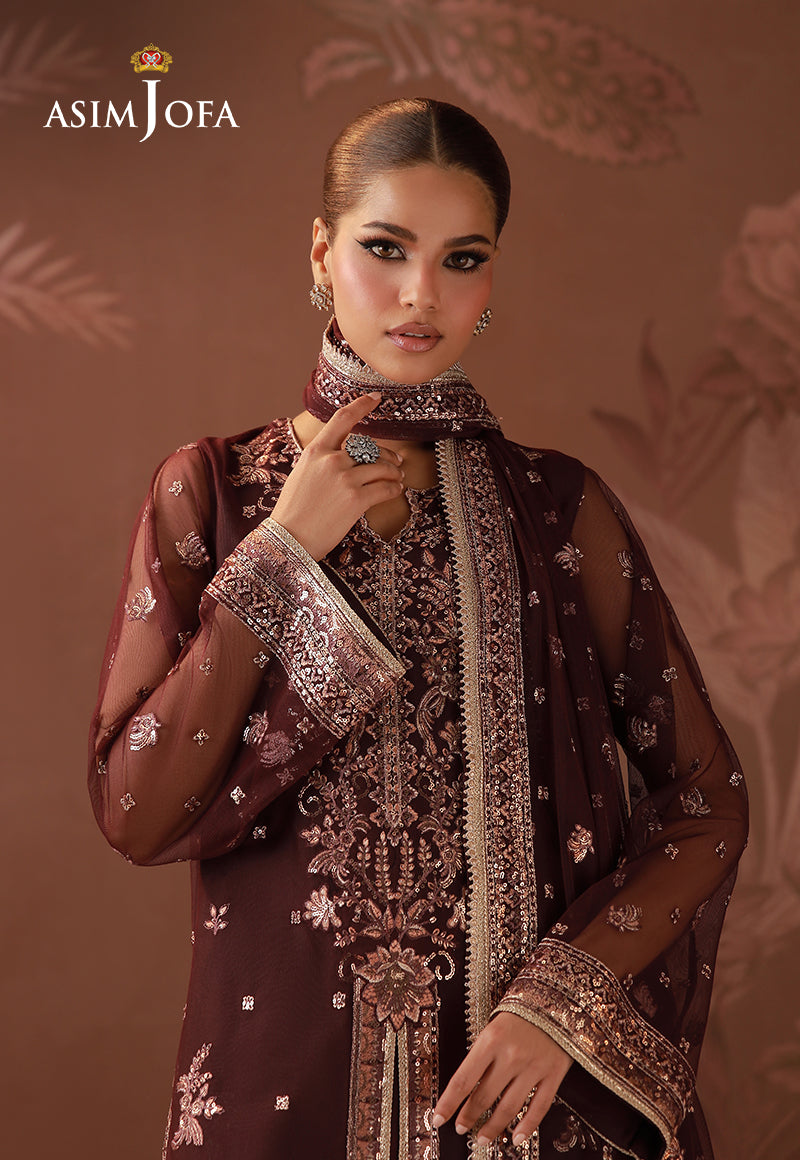 Asim Jofa | Zari Festive Collection | AJULD-07 by Asim Jofa - Designer Dress  - Type : Ladies Clothes - Available at Libayah - 100% Original 