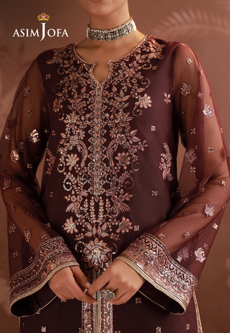 Asim Jofa | Zari Festive Collection | AJULD-07 by Asim Jofa - Designer Dress  - Type : Ladies Clothes - Available at Libayah - 100% Original 