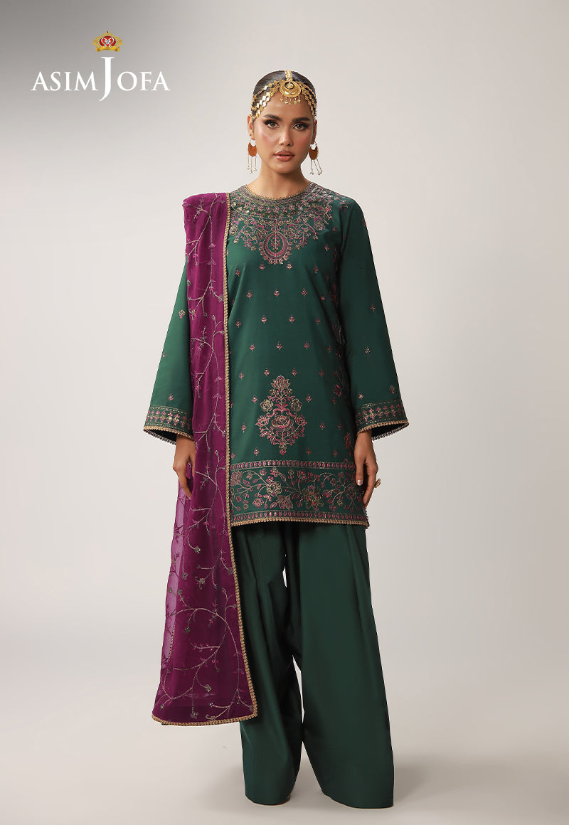 Asim Jofa | Layaan Festive Collection | AJULO-06 by Asim Jofa - Designer Dress  - Type : Ladies Clothes - Available at Libayah - 100% Original 