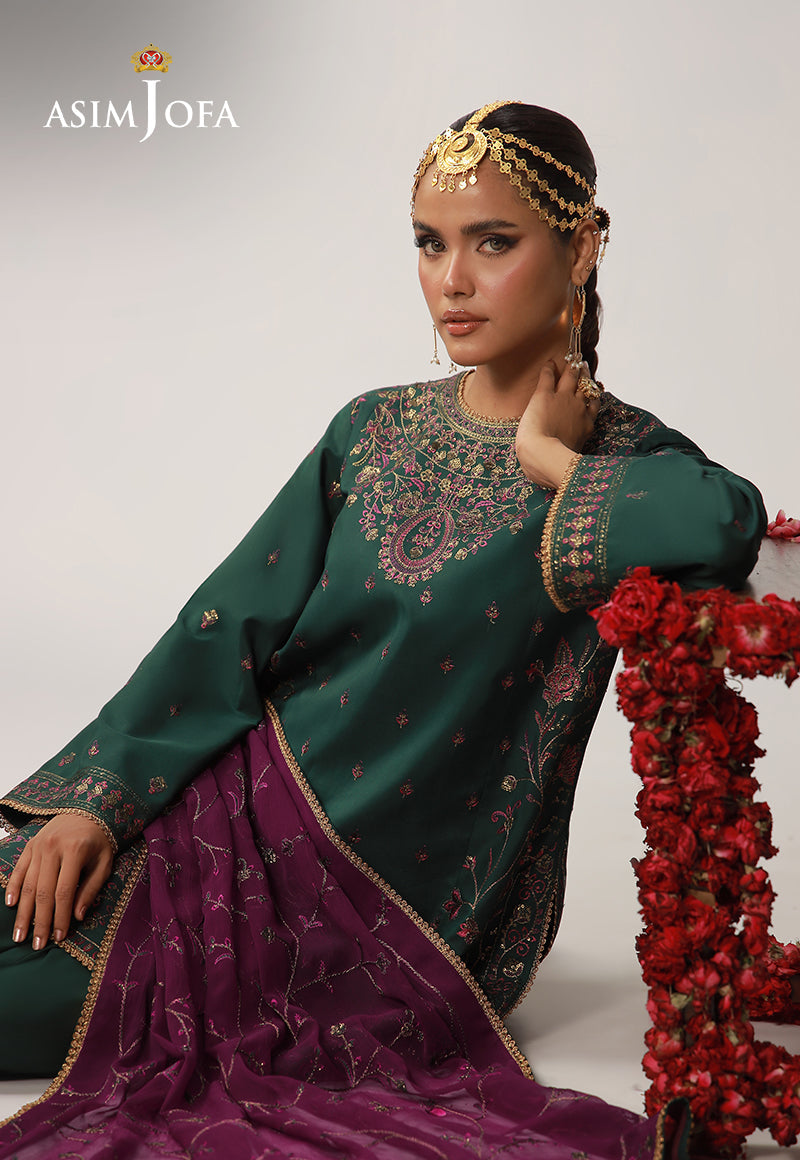 Asim Jofa | Layaan Festive Collection | AJULO-06 by Asim Jofa - Designer Dress  - Type : Ladies Clothes - Available at Libayah - 100% Original 