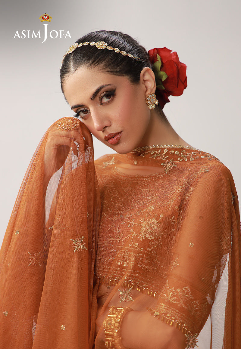 Asim Jofa | Layaan Festive Collection | AJULO-01 by Asim Jofa - Designer Dress  - Type : Ladies Clothes - Available at Libayah - 100% Original 