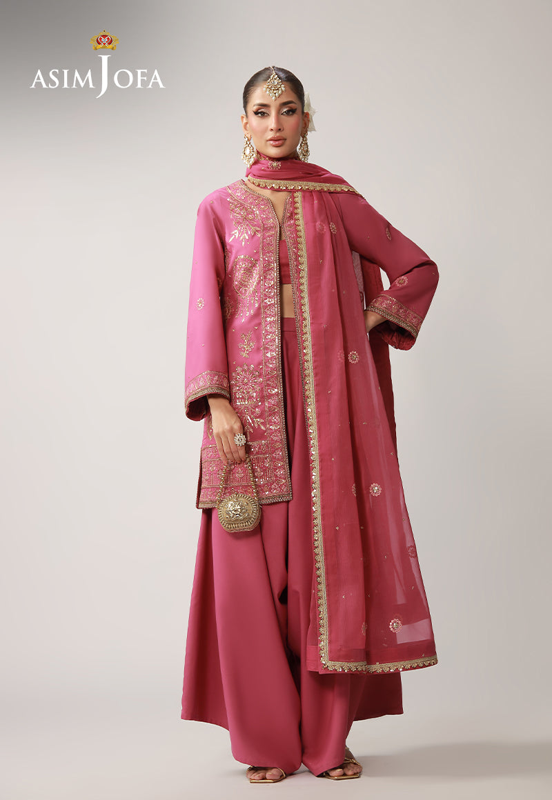Asim Jofa | Layaan Festive Collection |AJULO-10 by Asim Jofa - Designer Dress  - Type : Ladies Clothes - Available at Libayah - 100% Original 