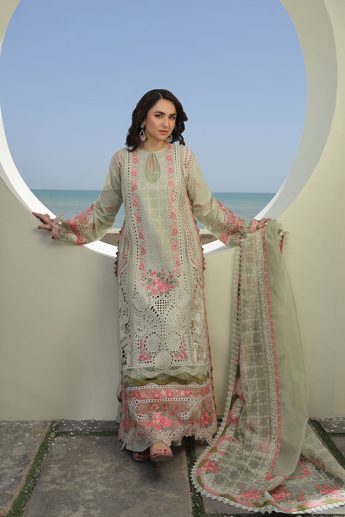 Maryam Hussain | Luxury Lawn 24 | HAVANA by Maryam Hussain - Designer Dress - Type: Ladies Clothes - Available at Libayah - 100% Original