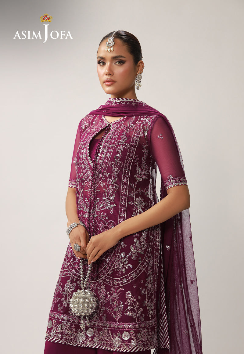 Asim Jofa | Layaan Festive Collection | AJULO-04 by Asim Jofa - Designer Dress  - Type : Ladies Clothes - Available at Libayah - 100% Original 