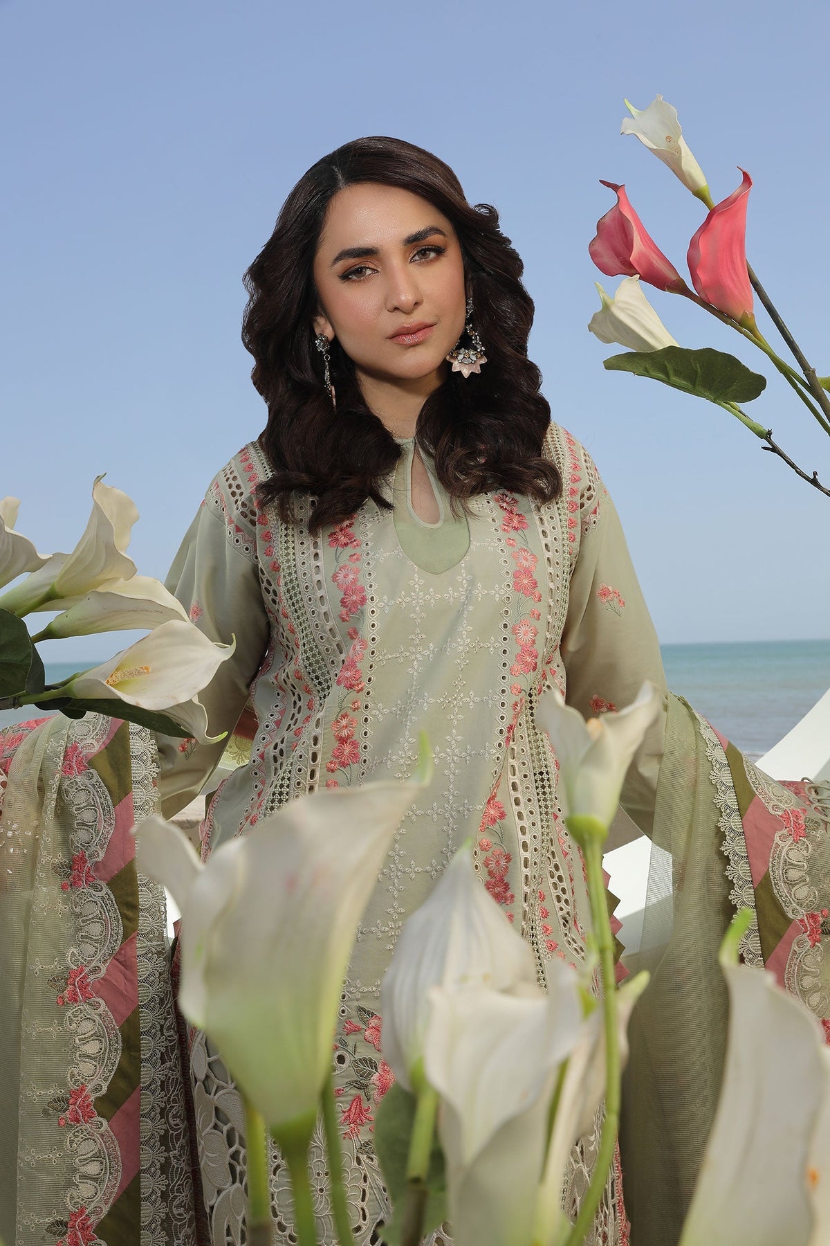 Maryam Hussain | Luxury Lawn 24 | HAVANA by Maryam Hussain - Designer Dress - Type: Ladies Clothes - Available at Libayah - 100% Original
