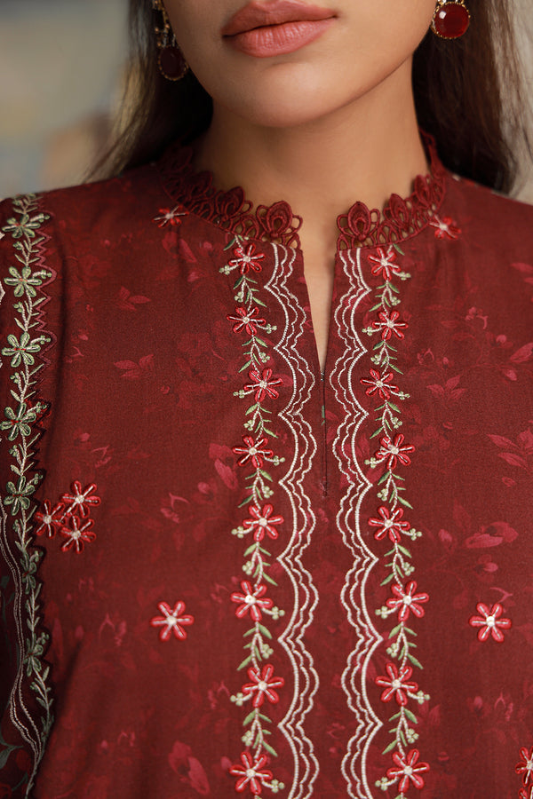 Sahar | Fall 25 | Crimson Amour by Sahar - Designer Dress  - Type : Ladies Clothes - Available at Libayah - 100% Original 