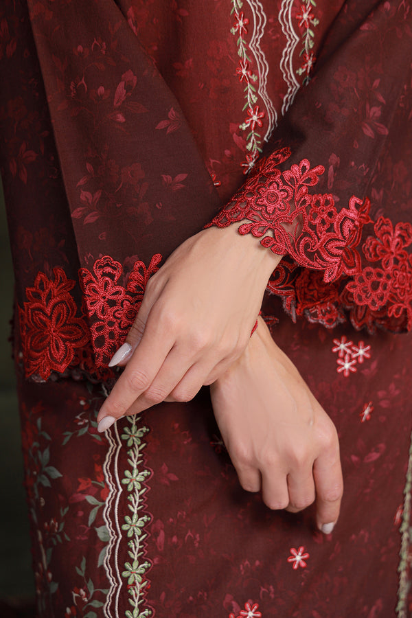 Sahar | Fall 25 | Crimson Amour by Sahar - Designer Dress  - Type : Ladies Clothes - Available at Libayah - 100% Original 