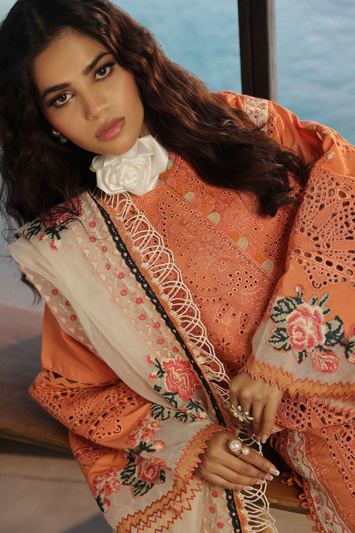 Maryam Hussain | Luxury Lawn 24 | XURI by Maryam Hussain - Designer Dress - Type: Ladies Clothes - Available at Libayah - 100% Original