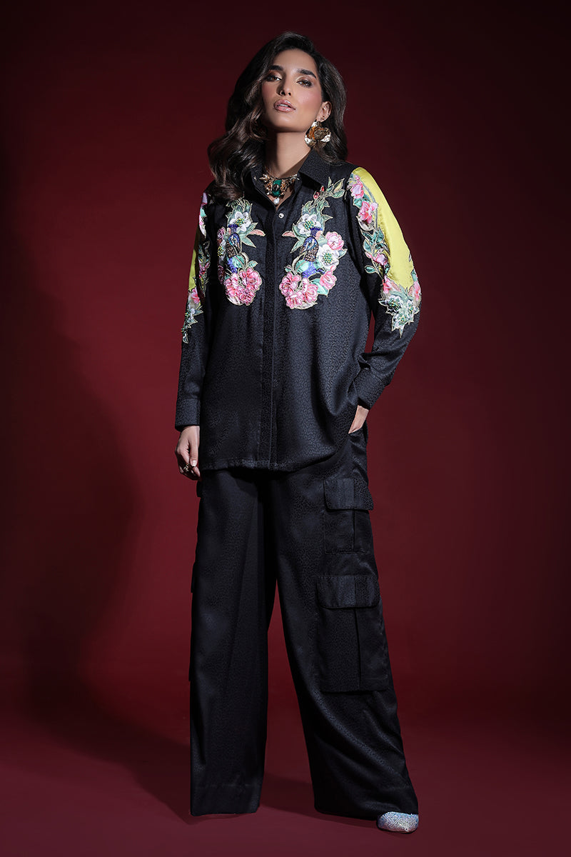 Wardha Saleem | Luxury Pret Fusion Wear | ONYX CORD-SET (2PC) by Wardha Saleem - Designer Dress - Type: Ladies Clothes - Available at Libayah - 100% Original