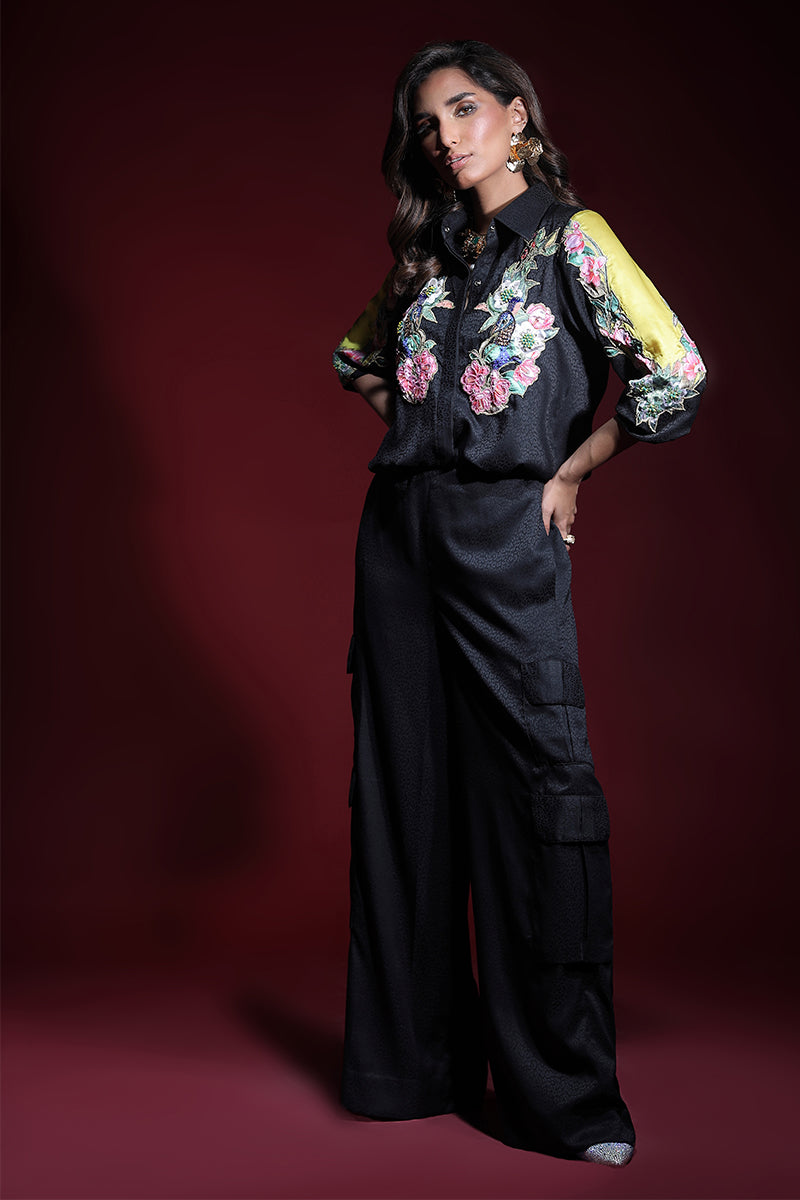 Wardha Saleem | Luxury Pret Fusion Wear | ONYX CORD-SET (2PC) by Wardha Saleem - Designer Dress - Type: Ladies Clothes - Available at Libayah - 100% Original