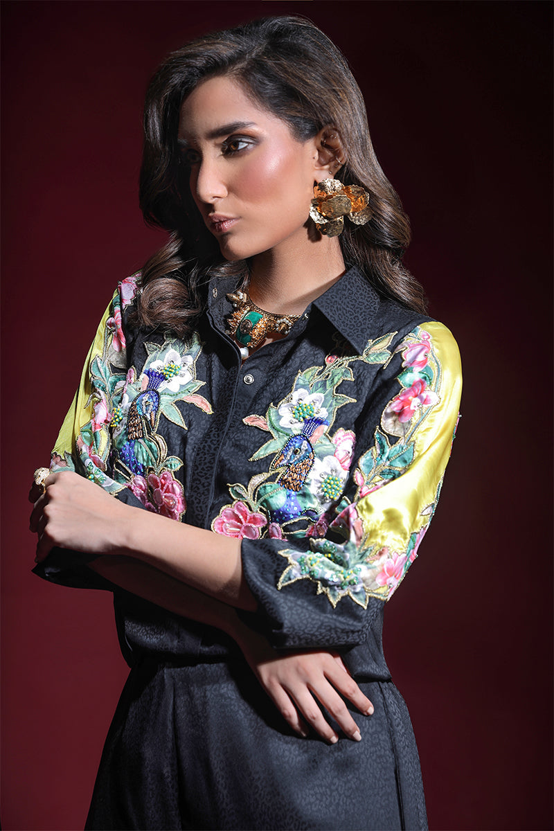 Wardha Saleem | Luxury Pret Fusion Wear | ONYX CORD-SET (2PC) by Wardha Saleem - Designer Dress - Type: Ladies Clothes - Available at Libayah - 100% Original