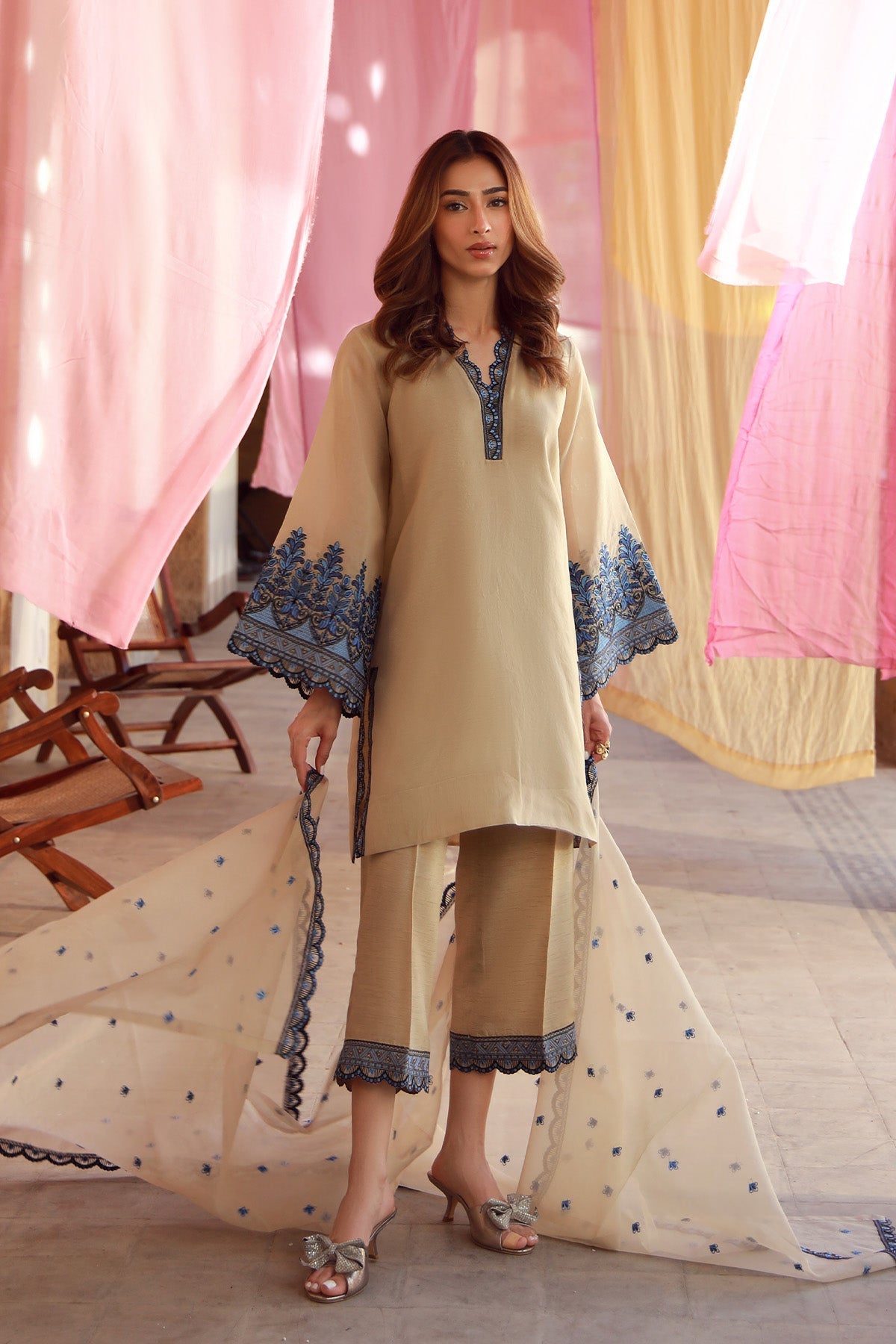 Sahar | Luxe Pret 25 | Gilded Grace by Sahar - Designer Dress - Type: Ladies Clothes - Available at Libayah - 100% Original