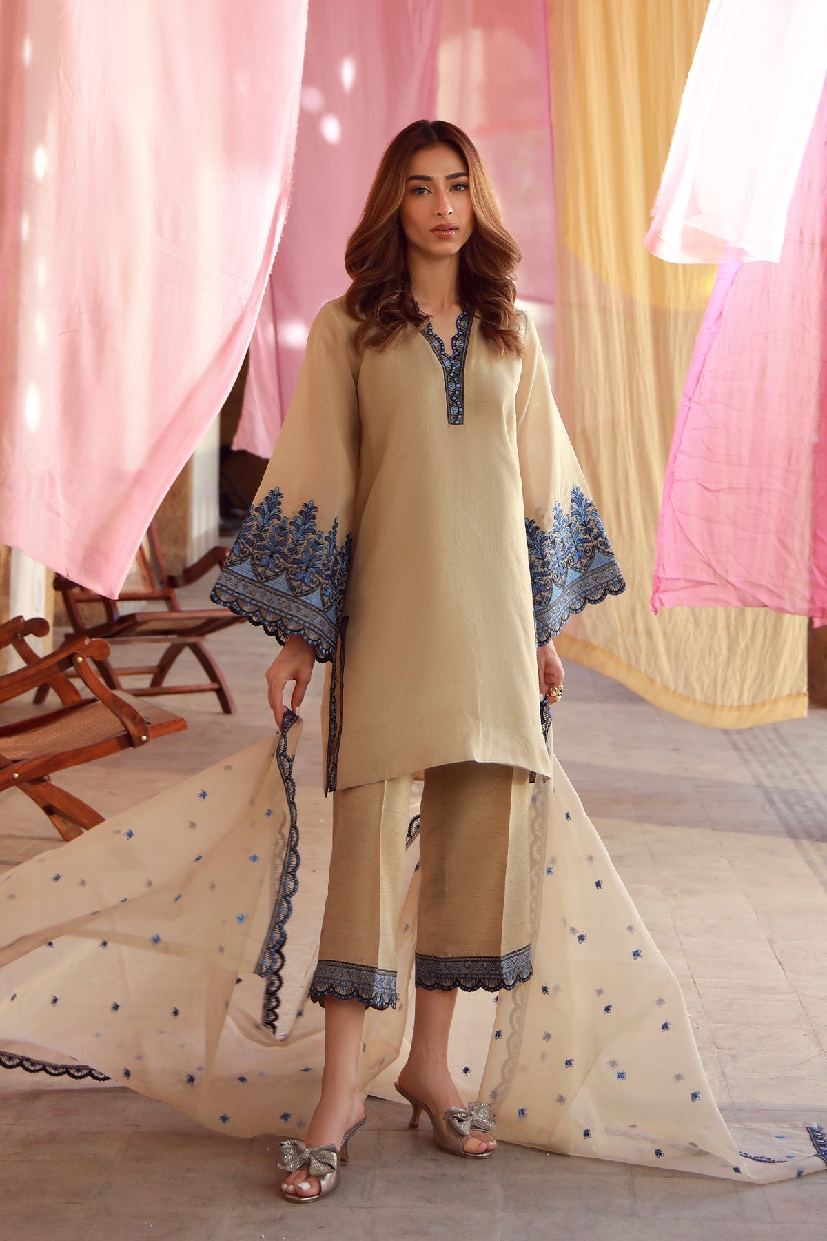 Sahar | Luxe Pret 25 | Gilded Grace by Sahar - Designer Dress - Type: Ladies Clothes - Available at Libayah - 100% Original