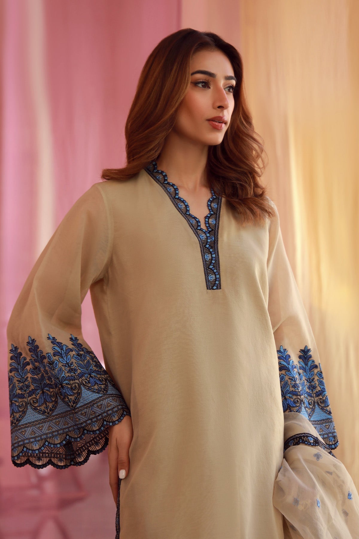 Sahar | Luxe Pret 25 | Gilded Grace by Sahar - Designer Dress - Type: Ladies Clothes - Available at Libayah - 100% Original