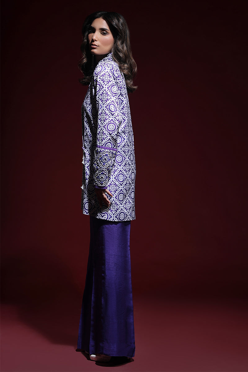 Wardha Saleem | Luxury Pret Fusion Wear | SAPHIR FORMAL CORD-SET (2PC) by Wardha Saleem - Designer Dress - Type: Ladies Clothes - Available at Libayah - 100% Original