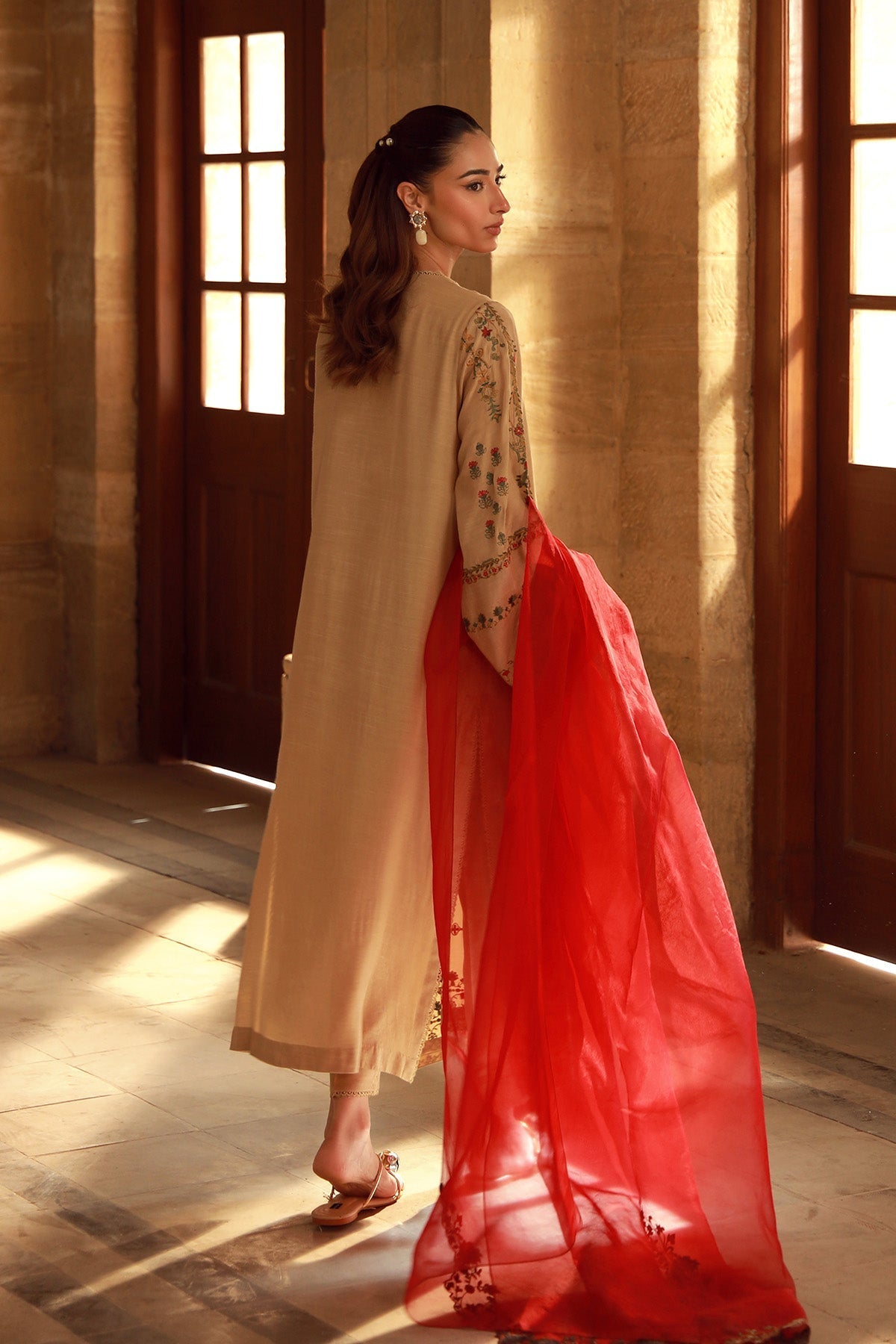 Sahar | Luxe Pret 25 | Crimson Bronze by Sahar - Designer Dress - Type: Ladies Clothes - Available at Libayah - 100% Original