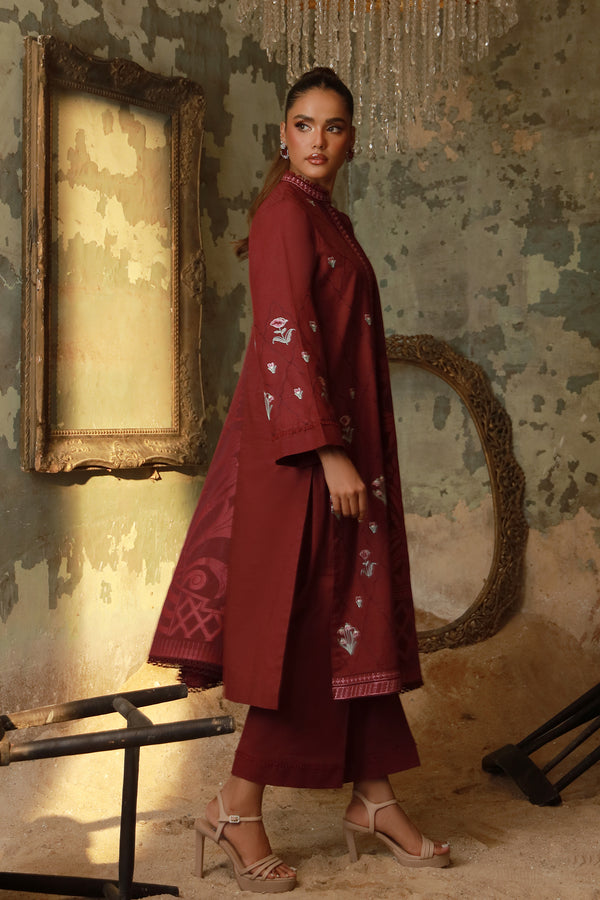 Sahar | Fall 25 |Royal Berry by Sahar - Designer Dress  - Type : Ladies Clothes - Available at Libayah - 100% Original 