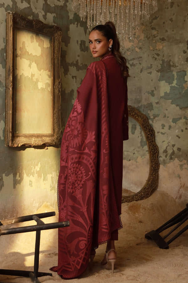 Sahar | Fall 25 |Royal Berry by Sahar - Designer Dress  - Type : Ladies Clothes - Available at Libayah - 100% Original 