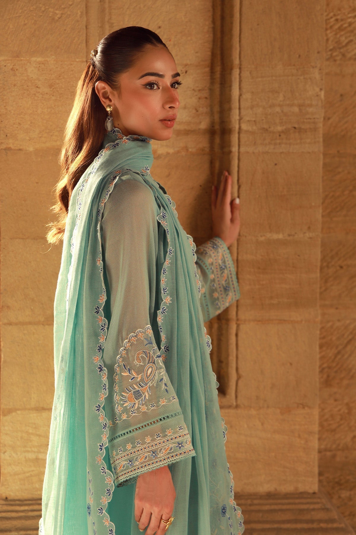 Sahar | Luxe Pret 25 | Persian Turquoise by Sahar - Designer Dress - Type: Ladies Clothes - Available at Libayah - 100% Original