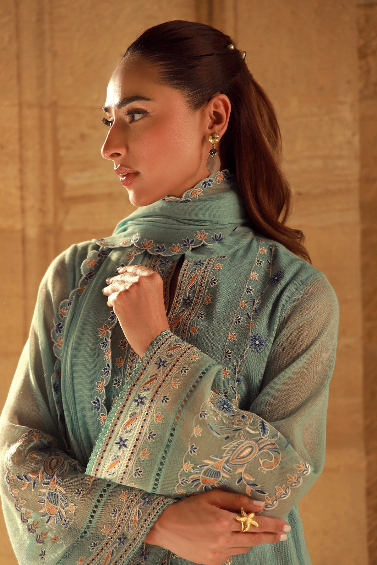 Sahar | Luxe Pret 25 | Persian Turquoise by Sahar - Designer Dress - Type: Ladies Clothes - Available at Libayah - 100% Original