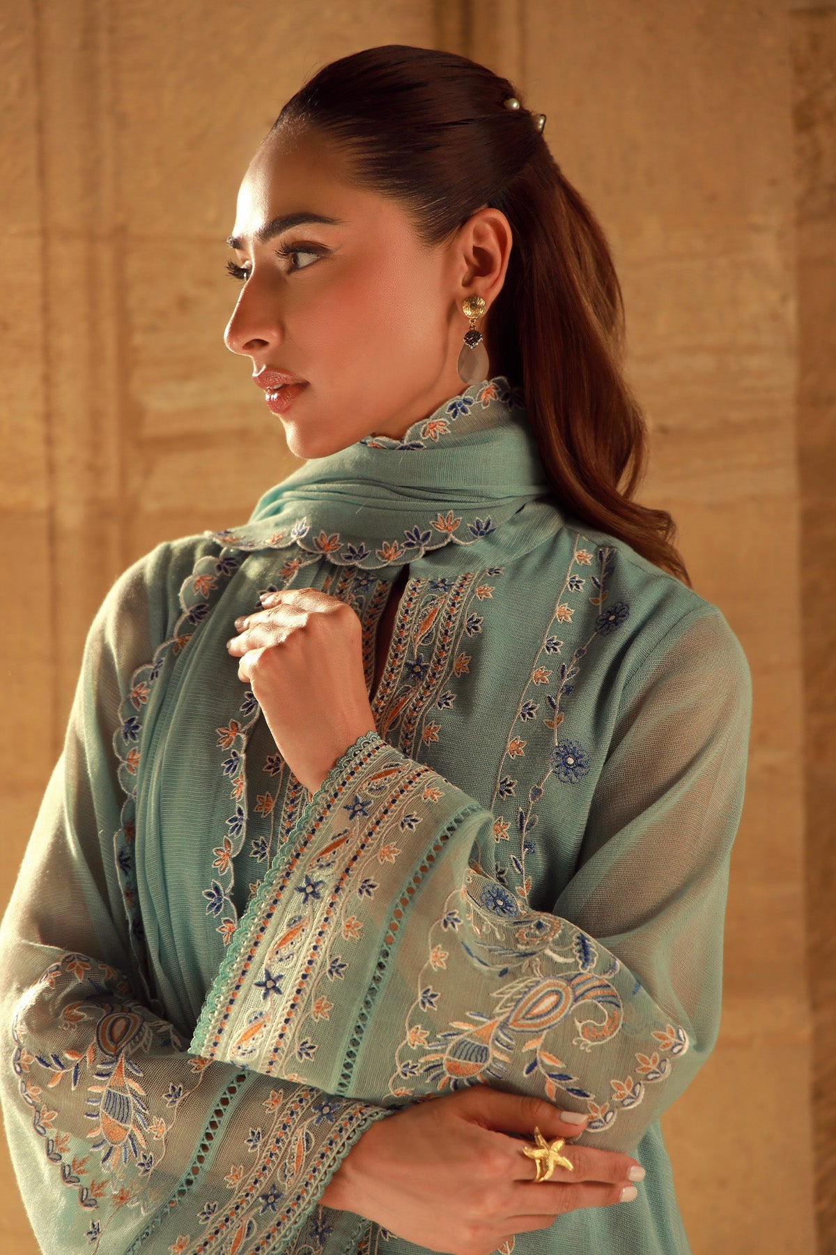 Sahar | Luxe Pret 25 | Persian Turquoise by Sahar - Designer Dress - Type: Ladies Clothes - Available at Libayah - 100% Original