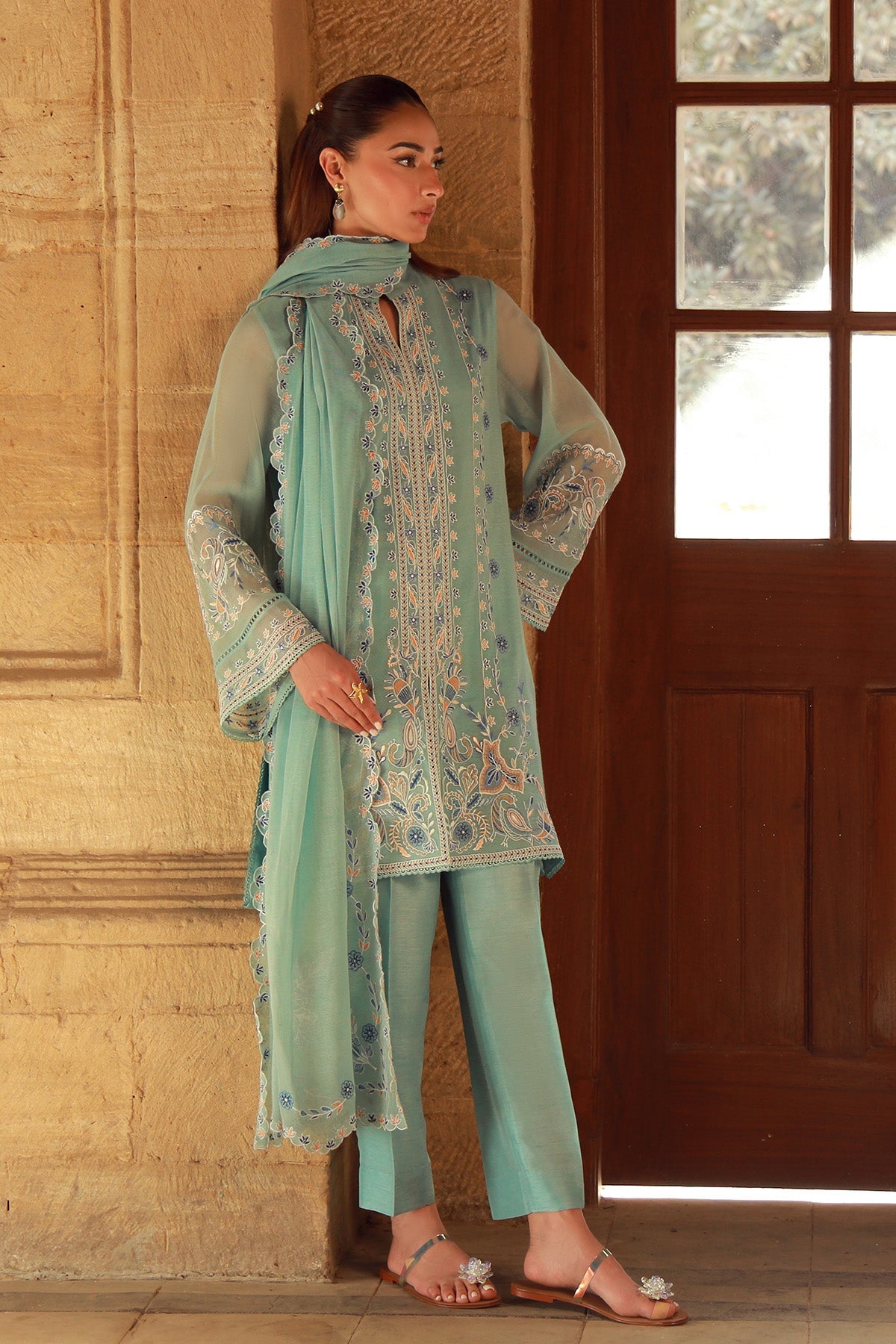 Sahar | Luxe Pret 25 | Persian Turquoise by Sahar - Designer Dress - Type: Ladies Clothes - Available at Libayah - 100% Original