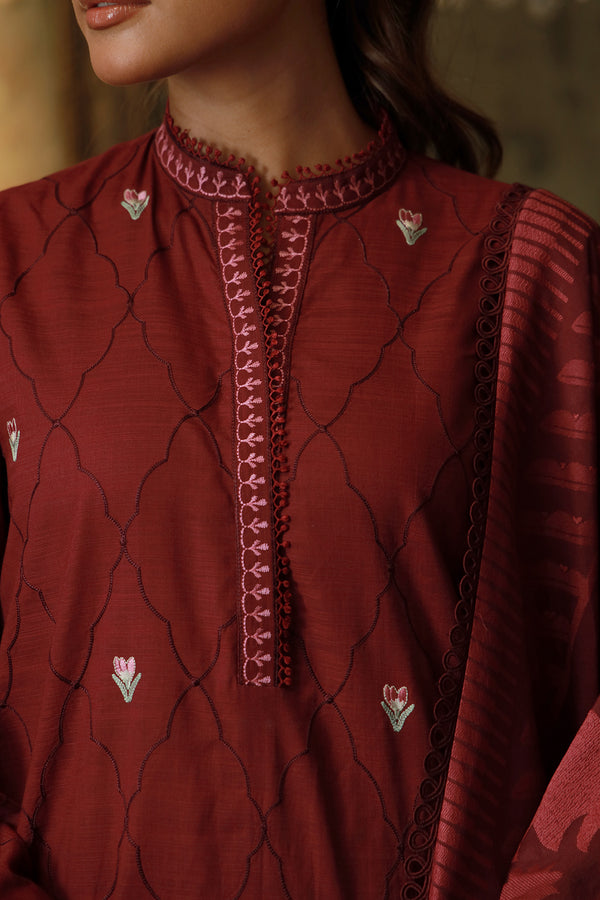 Sahar | Fall 25 |Royal Berry by Sahar - Designer Dress  - Type : Ladies Clothes - Available at Libayah - 100% Original 