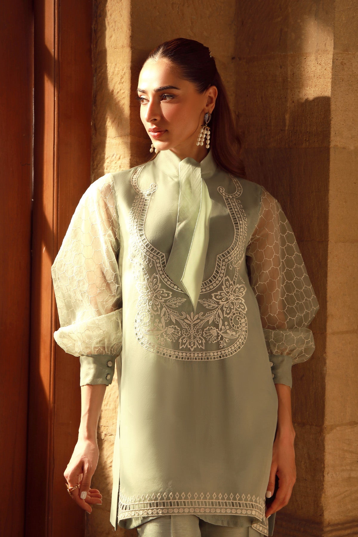 Sahar | Luxe Pret 25 | Olive Garden by Sahar - Designer Dress - Type: Ladies Clothes - Available at Libayah - 100% Original